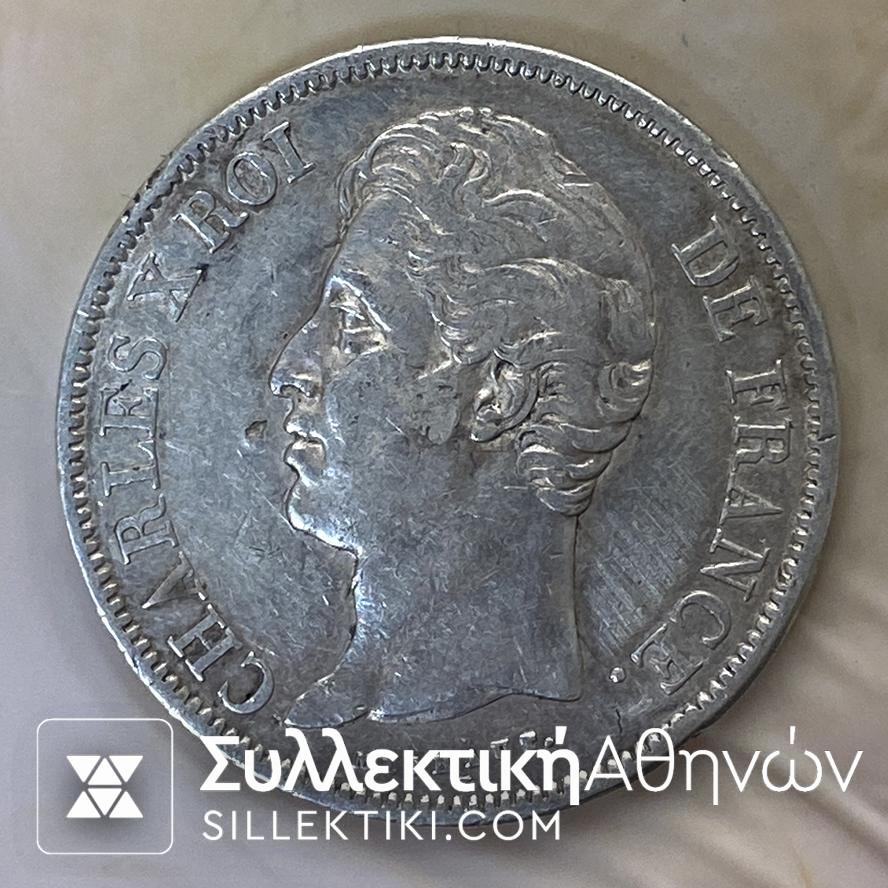 FRANCE 5 Franc 1828